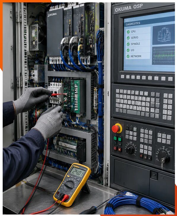 Ремонт систем ЧПУ Okuma OSP в Североморске