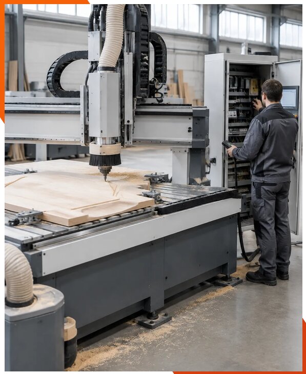 Монтаж и пусконаладка деревообрабатывающих станков с ЧПУ в Североморске